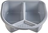 Rotho Babydesign Waschschüssel, 4l, Ab 0 Monate, TOP/Bella Bambina, Stone Grey (Grau), 20006 0286