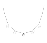 SOFIA MILANI - Damen Halskette 925 Silber - Plättchen Anhänger - 50149