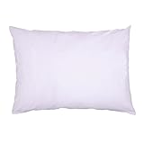 Hans-Textil-Shop Kissenbezug 25x35 cm Weiß Baumwolle (Deko, Sofa, Kissen, Kopfkissen, Kissenhülle)