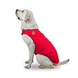 PETCUTE Wasserdichter Hundemantel,Reflektierend Haustier Kleidung Wintermantel für Kleine Mittlere Große Hunde,Verstellbar Reversibel Hundejacke,Hund Warm Mantel mit Gurtloch,Ideal für den W