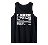 Herren Elektriker Stundenlohn Minimum Elektrotechnik Tank Top