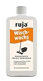 ruja Wischwachs 1 Liter | Wischpflege zur Anwendung auf Parkett, Laminat, PVC, Linoleum und Steinböden | Reinigt, pflegt und schü