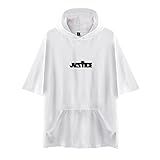 Rileyxxshop Justin Bieber Hoodie T-Shirt Musikalische Bekleidung Sportbekleidung Buntes Top Sommer Justin Print Casual Kurzarm Für Männer und Frauen Jug