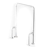 FENPING-Bathtub Rails Haltestangen Haltegriffe Griffstangen-Toiletten-WC-Sicherheitsgurt-Aufzug, Zum Der Handläufe Zu Helfen, Badezimmer WC-Toilette Geländer-Boden-Aufzug Schwangere Frauen B