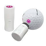 Asbri Golf Pinker Ball-Stempel, Smiley
