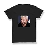 Zac Efron Sexy Blonde Actor Black Shirt T-Shirt Top 100% Cotton for Men, Tee for Summer, Gift, Man, Casual Shirt, M, Black