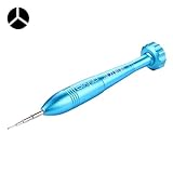 HEXIAOlongce Professionelles Reparatur-Werkzeug Werkzeug öffnen 25 mm Tri-Point 0,6 Spitze Sockel Metall-Schraubendreher (blau) (Farbe : Blue)