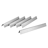 BBQ-Toro Edelstahl Flammenverteiler Set (5 Stück) | Aromaschienen für Gasgrill | Passend für Weber Spirit 200 Serie bis 2012, Weber Spirit 500 Serie, Weber Genesis S