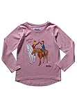 Bibi und Tina Langarm-Shirt Longsleeve T-Shirt Kinder Mädchen Oberteil (116)