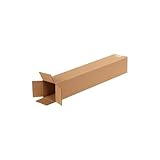 Box Partners Große Wellkartons, 10,2 x 10,2 x 61 cm, 25 Stück pro Bü