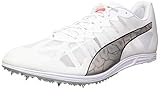 PUMA Herren Evospeed Distance 9 Leichtathletik-Schuh, White Silver Lava Blast, 44.5 EU
