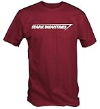 Stark Industries T-Shirt, Schwarz oder Rot Gr. L,