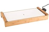 Teppan-Yaki Keramik Tischgrill 1500W Grillplatte Teppanyaki Grill Holzg