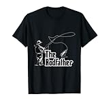 The Rodfather Angeln Angelrute Fisch Fischen Angelkleidung T-S