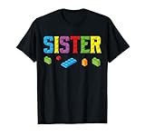 Sister Master Builder Building Bricks Blocks Family Set Girl T-S