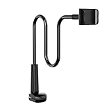 WUBZSHI Halter Handy Flexible Kamera-Telefonhalter-Schwanenhals-Klemmkamera- Halterung Schreibtisch-Kiefer- Klemme Flexible Schwanenhalsständer for 3,5-6, 5 Zoll (Color : Black)