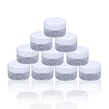 100 Stücke 5ml Klein Probe Leerer Klar Behälter Döschen Topf Flaschen Jar mit Deck