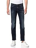 BOSS Herren Maine BC-L-P Regular-Fit Jeans aus dunkelblauem Super-Stretch-D