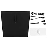 Auto Wireless Charger, ABS Carbon Auto Panel Rahmen Auto Aufbewahrungsbox Rahmen Auto Cup Panel Cover Zentrale Aufbewahrungsbox Rahmen Auto Panel Kit für Cla 14-18