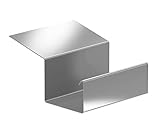 Kastendachrinnenverbinder Simpel Aluminium N