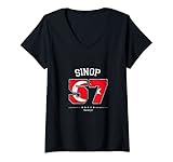 Damen 57 Sinop Retro Türkei T-Shirt mit V