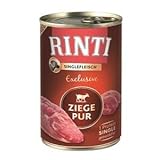 Rinti Singlefleisch Exclusive Ziege Pur | 12x 400g H