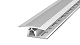 Übergangsprofil mit Basisprofil 100cm Silb