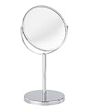 Kosmetik-Standspiegel Assisi Schwenkbar 300% Vergrößerung Chrom 17 cm ca. 36 x 20 x 16