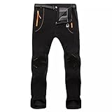 NJZYB Winter beiläufige Stretch Pants Men Cargo Pants Wasserdichte Softshell-Hose Arbeits starke warme Jogginghose (Color : C, Size : Scode)