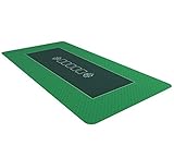 Bullets Playing Cards Profi Pokermatte grün in 160 x 80cm eigenen Pokertisch - Deluxe Pokertuch Tischunterlage – Pokerteppich – Pokertischauflage Tischunterlag