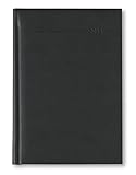 Buchkalender Mini Tucson schwarz 2015 - Bürokalender A6 / Cheftimer (10,7 x 15,2) - 1 Tag 1 Seite - 352 S