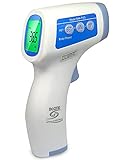 Dr. One Infrarot-Fieberthermometer – punktgenaue Temperaturmessung ohne Körperkontakt – hygienischer Stirnthermometer mit LCD-Anzeige für Erwachsene, Kinder und Säugling