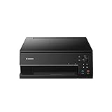 Canon PIXMA TS6350 Drucker Farbtintenstrahl Multifunktionsgerät DIN A4 (Fotodrucker, Scanner, Kopierer, OLED, 4.800x1.200 dpi, USB, WLAN, 5 separate Tinten, Duplexdruck, 2 Papierzuführungen), schw