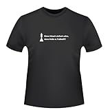 Wenn Schach einfach wäre, dann hieße es Fußball, Herren T-Shirt - Fairtrade, Größe L, schw