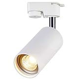 dpcm LED Strahler Schwenkbar | GU10 Wand Decken-Leuchte | Innen Beleuchtung Decken-Spot,Deckenstrahler,360 ° Drehen Decken-Lampe | 3000-6000K Deckenleuchte [Energieklasse A+](Size:Orbital,Color:Weiß)
