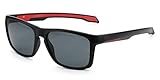 Viereckige Sonnenbrille für Damen & Herren, leichter Kunststoffrahmen, inkl. Vorteilscode für Gläser in Sehstärke (Gleitsicht/Einstärke) - Modell 20210P-401