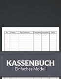 KASSENBUCH Einfaches Modell: Journal für Einnahmen und Ausgaben ,Multifunktional. Großformat - 110 S