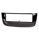 tomzz Audio 2414-009 Radioblende Kompatibel mit FIAT Punto ab 2012, Punto Evo 199 2009-2011, Piano Lack schw