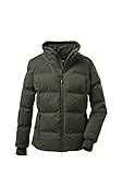 Killtec Damen Steppjacke/ Winterjacke mit einrollbarer Kapuze - KOW 119 WMN QLTD JCKT, dunkeloliv, 36, 37177-000
