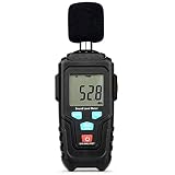 XIXIDIAN Dezibelzähler,digitaler Ton-Level-Meter Handheld-Audio-Rauschzähler-Tester mit LCD Anzeige Messen 30-130DB Dezib
