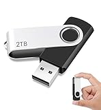 2TB Memory Stick USB 3.0 Flash Drive Wasserdicht Metall USB Stick Pen Drive Thumb Drive Ultra Large Datenspeicher Kompatibel mit Computer Tablet Laptop Auto TV