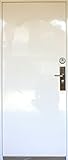 N14a, Tür,Wohnungstür,Sicherheitstür,Haustür, Stahltür, Türen, Innen/Rechts1000-x2050mm Weiß