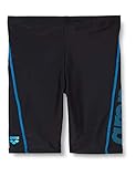 ARENA Jungen Badehose Jammer Logo, Black-pix Blue, 164