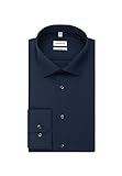 Seidensticker Herren Business Hemd Shaped Fit Businesshemd, Blau (Dunkelblau 19), (Herstellergröße: 40)