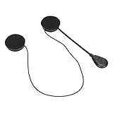 FOTABPYTI T6 Helm-Headset, Freisprech-Wireless-Headset Stereo-Sound mit Geräuschunterdrückung für M