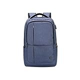 LIAZNGNA Computerrucksack Männer Business Rucksack 17 Zoll Laptoptasche Große Kapazität Rucksack wasserdichte Mode Taschen for männliche Frauen Notebook Reisen (Color : Blue)