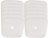 fenglei Okuya Vergaser-Luftfilter für Mantis Tiller 7222 7222E 7222M 7225 7230 7240 7920 7924 Kultivator (6 Stück) Motorersatzteile (Größe : 12 Stück)