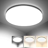 LED Deckenleuchte Rund 20W, Aialun 3300LM Deckenlampe Led für Lampe Wohnzimmer, Schlafzimmer, Küche, Flur, Balkon, Keller, Neutralweiß 4000K Deckenleuchte Led, 28cm Durchmesser Led L