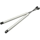 MSJL Gasfeder FüR Heckklappe Gasdruckfeder Wagen Für Honda Airwave-Partner (GJ1 / GJ2) 2005-2010 Kombi (Farbe : Silber)