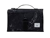 Herschel Baby Sprout Change Mat Pouch Black Marb